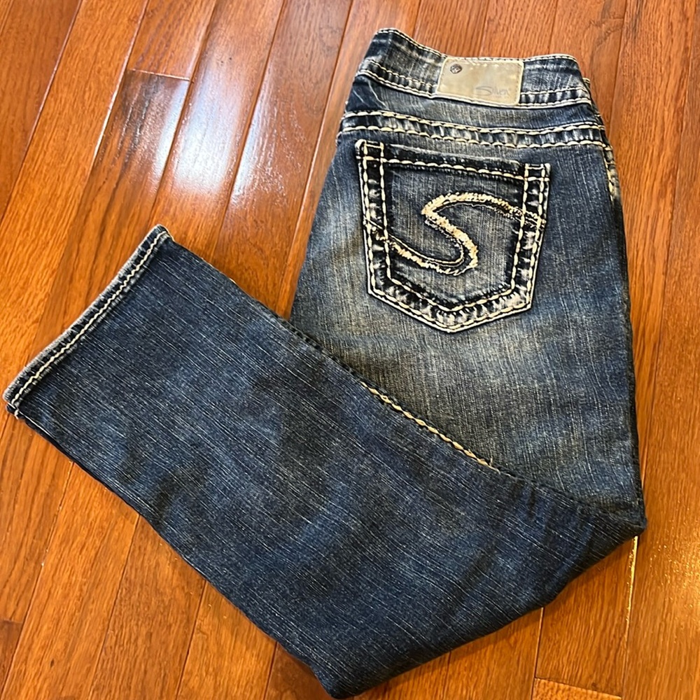 Silver Suki Mid Capri 👖
